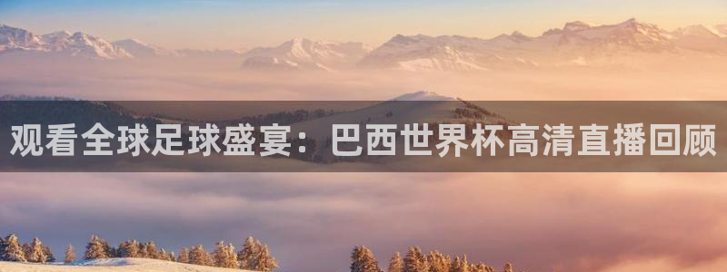 世界杯预选赛：观看全球足球盛宴：巴西世界杯高清直播回顾